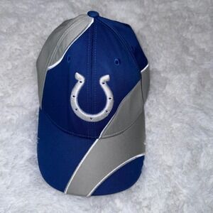 Indianapolis Colts NFL‎ Team Apparel Hat Cap Blue Gray Football Fan Adjustable